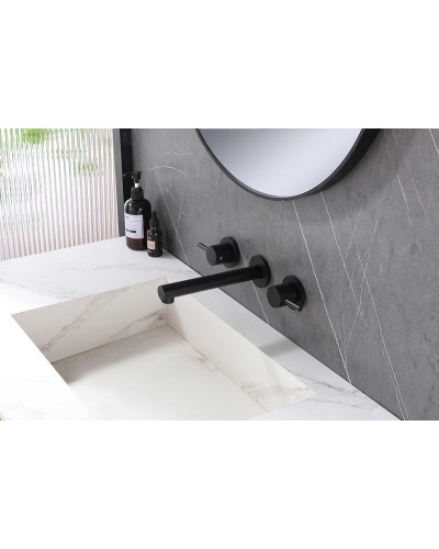 Смеситель для раковины Abber Emotion AF88121B Черный матовый