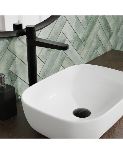 Смеситель для раковины WasserKRAFT Fulda 5203H Черный матовый