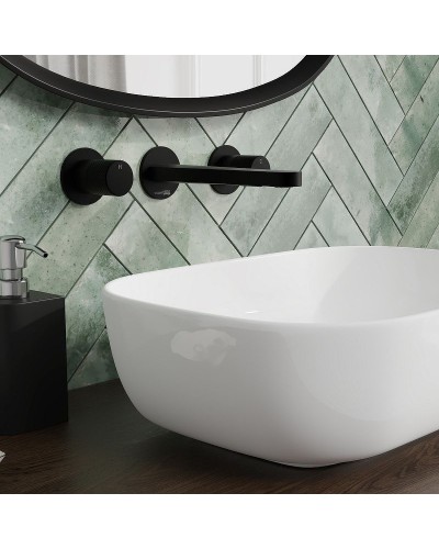 Смеситель для раковины WasserKRAFT Fulda 5245 Черный матовый