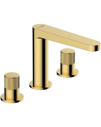 Смеситель для раковины WasserKRAFT Ems 7635 Золото глянцевое