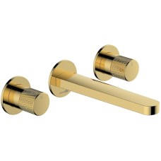 Смеситель для раковины WasserKRAFT Ems 7645 Золото глянцевое