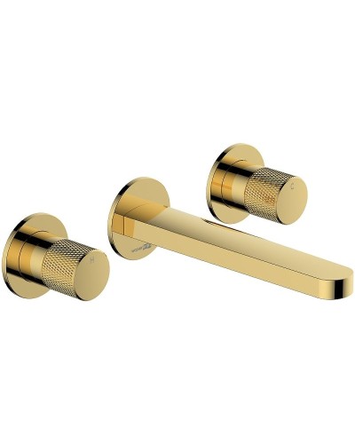 Смеситель для раковины WasserKRAFT Ems 7645 Золото глянцевое