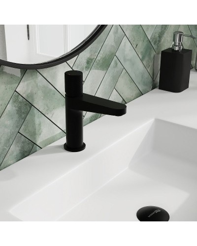 Смеситель для раковины WasserKRAFT Fulda 5203 Черный матовый