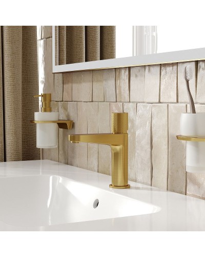 Смеситель для раковины WasserKRAFT Schunter 8203 Золото матовое