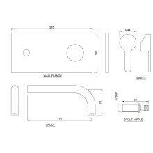 Смеситель для раковины без донного клапана Jaquar Fusion FUS-CHR-29233K