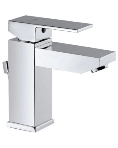 Cмеситель для раковины с донным клапаном Jaquar Kubix-F KUB-CHR-35052FB
