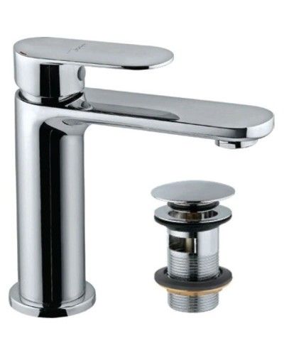 Cмеситель для раковины с донным клапаном Jaquar Opal Prime OPP-CHR-15011BPMCLW