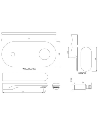 Смеситель для раковины без донного клапана Jaquar Opal Prime OPP-CHR-15233KPM