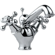 Cмеситель для раковины с донным клапаном Jaquar Queen’s QQT-CHR-7169B