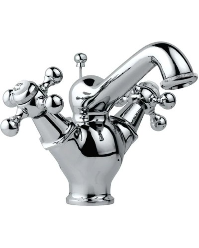 Cмеситель для раковины с донным клапаном Jaquar Queen’s QQT-CHR-7169B