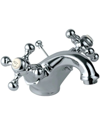 Cмеситель для раковины с донным клапаном Jaquar Queen’s QQT-CHR-7173B