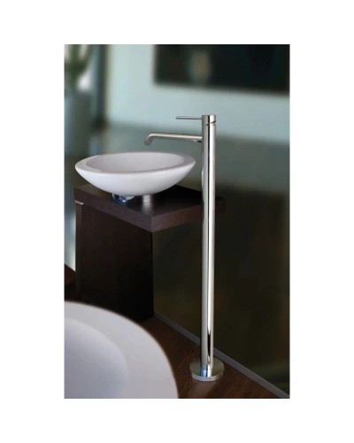 Смеситель напольный для раковины без донного клапана Paffoni Light LIG031CR