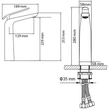 Смеситель для раковины Timo Olivia 3111/00F