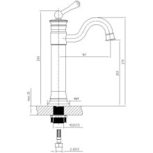 Смеситель для раковины Timo Adelia 6011/02F