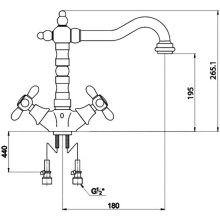 Смеситель для раковины Timo Nelson 0143/02FK
