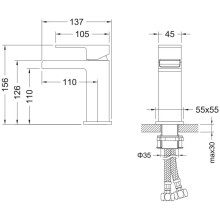 Смеситель для раковины Timo Selene 2161/00F