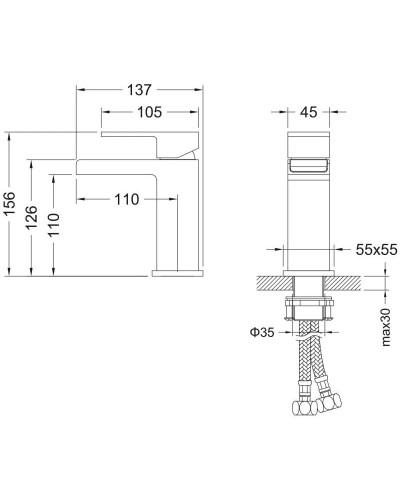Смеситель для раковины Timo Selene 2161/00F