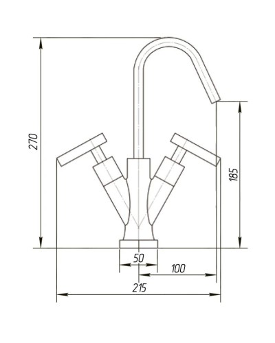 Смеситель для раковины Migliore Syntesi ML.SNS-7934.CR