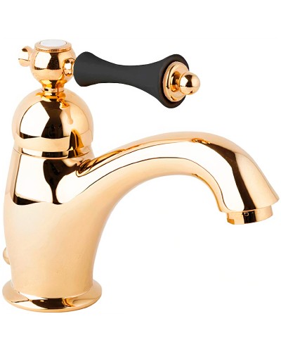 Смеситель для раковины Cezares Margot MARGOT-LSM1-03/24-N Золото 24 карат