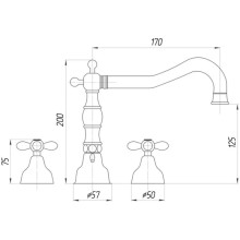 Смеситель для раковины Migliore Princeton Plus ML.PRP-8012.CR