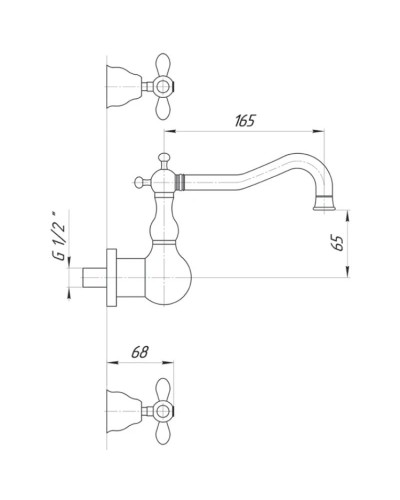 Смеситель для раковины Migliore Princeton Plus ML.PRP-8070.DO