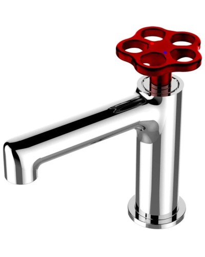 Смеситель для раковины без донного клапана BelBagno Roso ROS-LVM-CRM