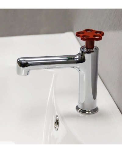 Смеситель для раковины без донного клапана BelBagno Roso ROS-LVM-CRM