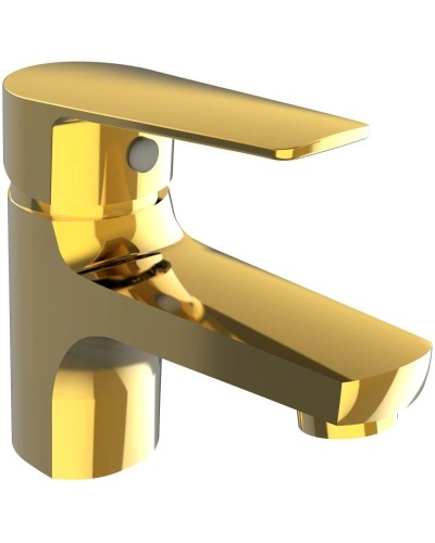 Смеситель для раковины без донного клапана Orange Loop M26-021gold