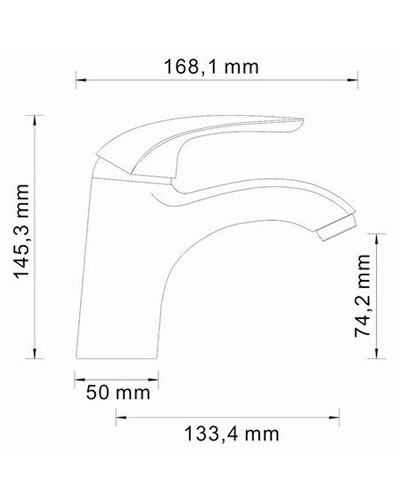 Смеситель для раковины WasserKRAFT Rossel 2803 Хром