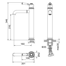 Смеситель для раковины Timo Arisa 5311/03F