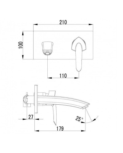 Смеситель для раковины Lemark Mars LM3526C Хром