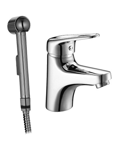 Смеситель для раковины Lemark Luna LM4116C с гигиеническим душем Хром