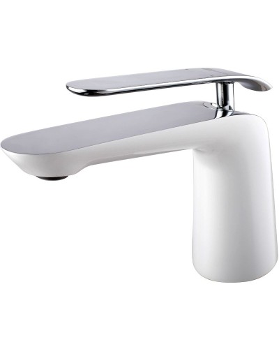 Смеситель для раковины Lemark Melange LM4906CW Хром Белый