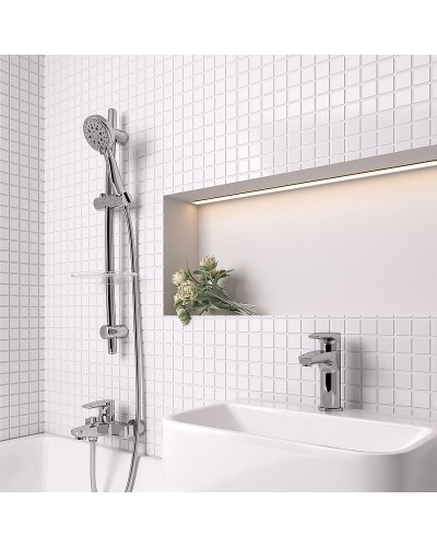 Смеситель для раковины Paini Parallel 47CR205LMKM Хром