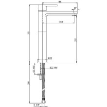 Смеситель для раковины Paini Arena 92CR205LLBLLMKM Хром