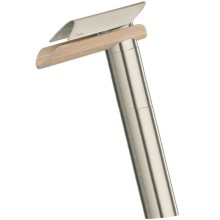 Смеситель для раковины Paini Morgana 73PW205LHLL Никель Светлый дуб