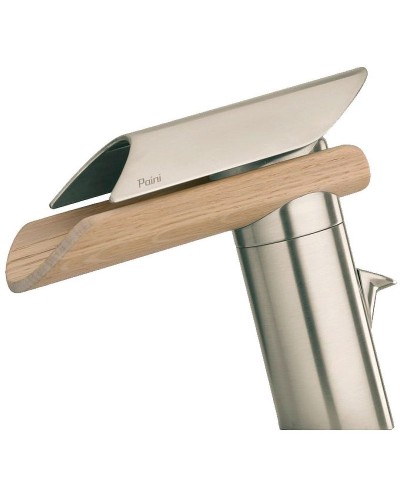 Смеситель для раковины Paini Morgana 73PW211LH Никель Светлый дуб