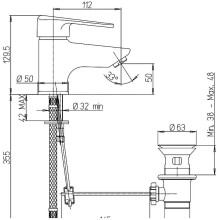 Смеситель для раковины Paini Cooper 80CR211KM Хром