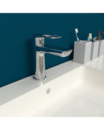 Смеситель для раковины Paini Flat KK KKCR205LMKM Хром