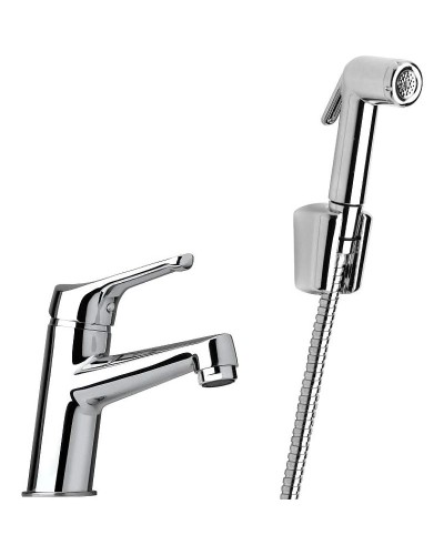 Смеситель для раковины Paini Bios 05 05CR205/574 с гигиеническим душем Хром