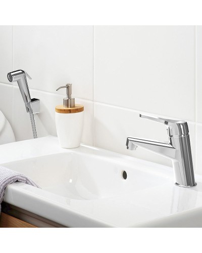 Смеситель для раковины Paini Bios 05 05CR205/574 с гигиеническим душем Хром