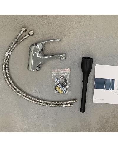 Смеситель для раковины Paini Creta 42CR205CAKM Хром