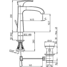 Смеситель для раковины Paini Lady 89PW211 Никель