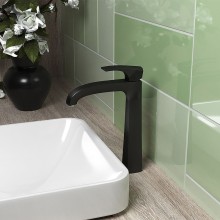 Смеситель для раковины Paini Lady 89YO211LLLSSR Черный матовый Хром