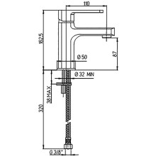 Смеситель для раковины Paini Ovo 86CR205 Хром