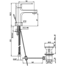 Смеситель для раковины Paini Ovo 86CR211KM Хром
