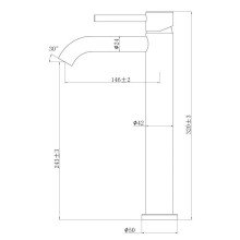Смеситель для раковины Bronze De Luxe Scandi 9012B