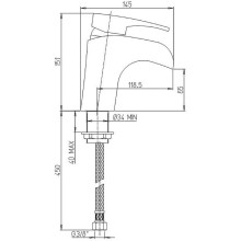 Смеситель для раковины Paini Ovo 86CR211WFKM Хром