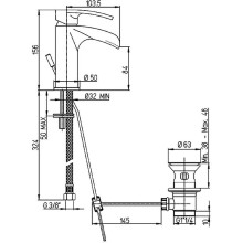 Смеситель для раковины Paini Ovo 86CR211WFSKM Хром