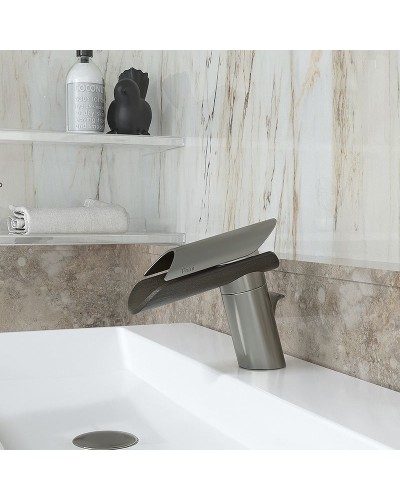 Смеситель для раковины Paini Morgana 73PW211LZ Никель Коричневый